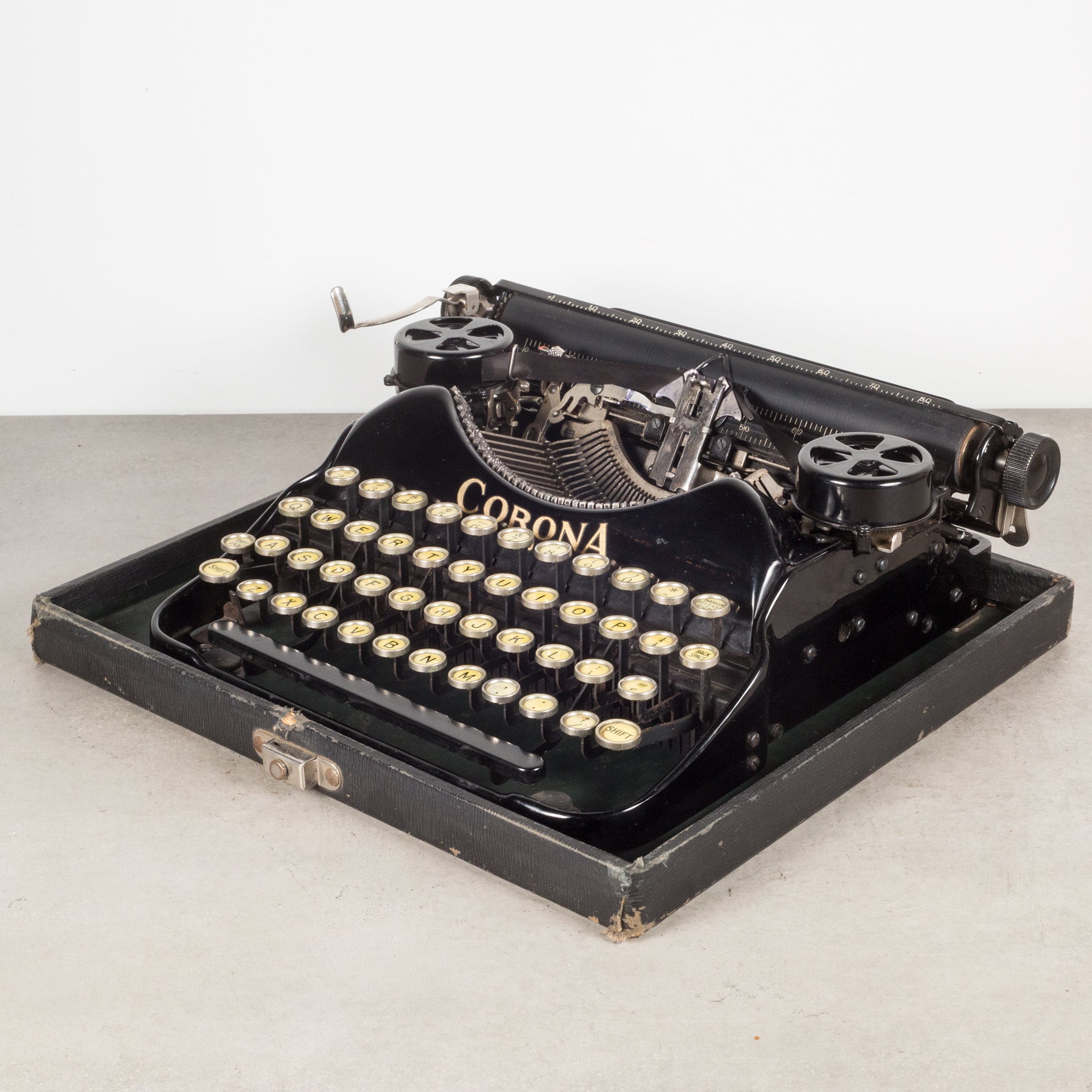 1925年 CORONA FOUR 全文字OK アンティーク タイプライター - 雑貨