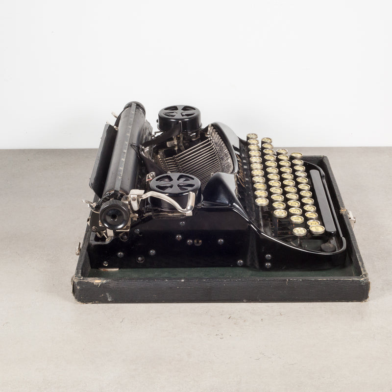 Antique Art Deco Corona Four Portable Typewriter c.1925