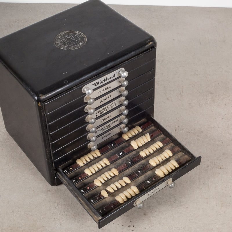 Art Deco Dentists' False Teeth Bakelite Cabinet c.1930