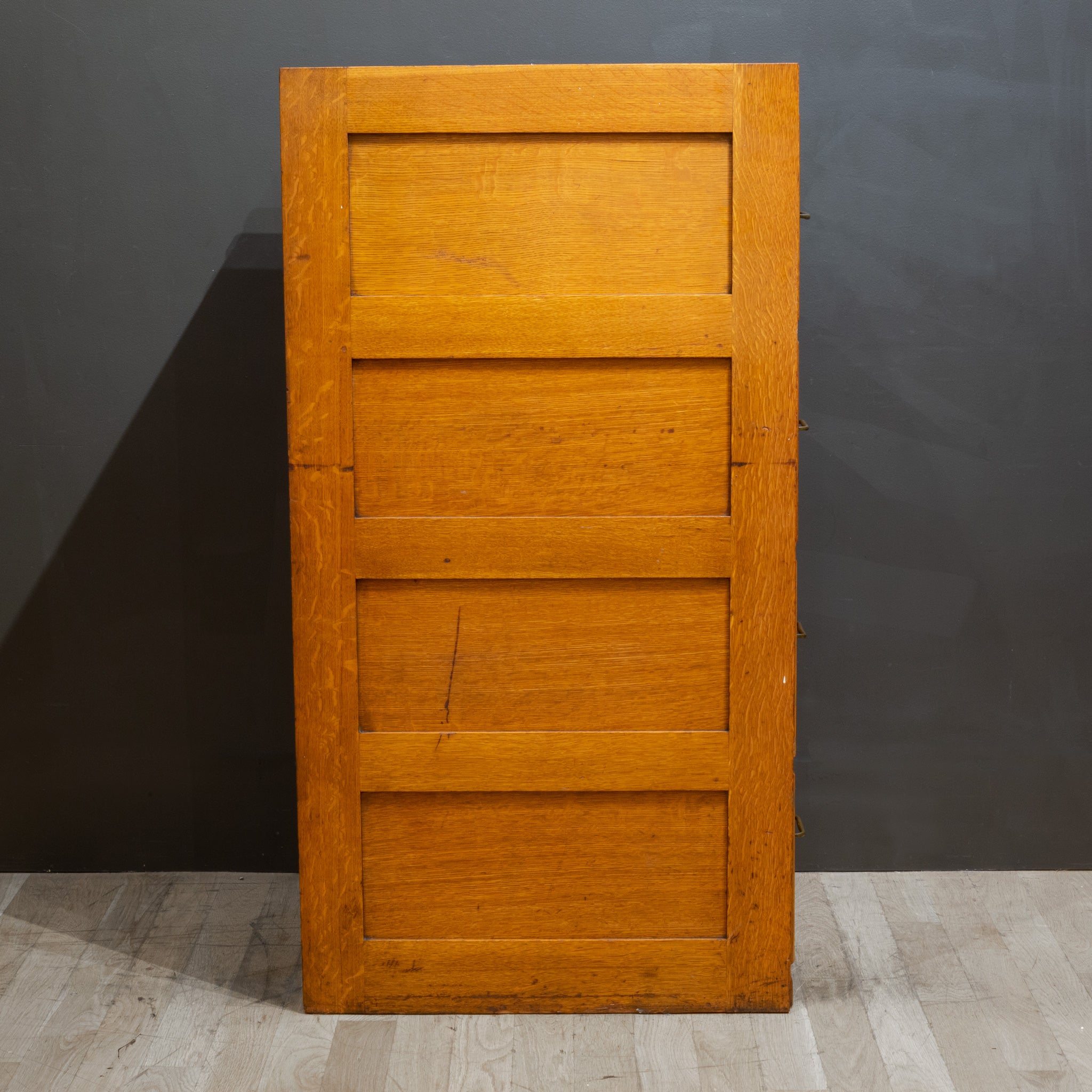 Antique Four Drawer Oak and Brass File c.1930 S16 Home