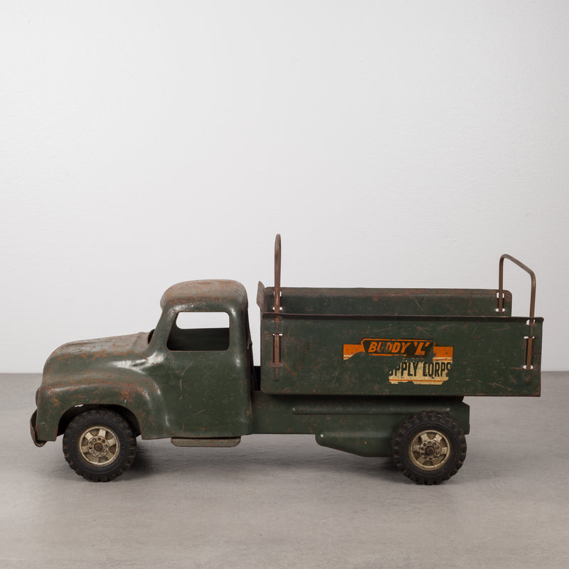 Die Cast Steel Toy Truck "Buddy L Army Supply Corps" c.1940