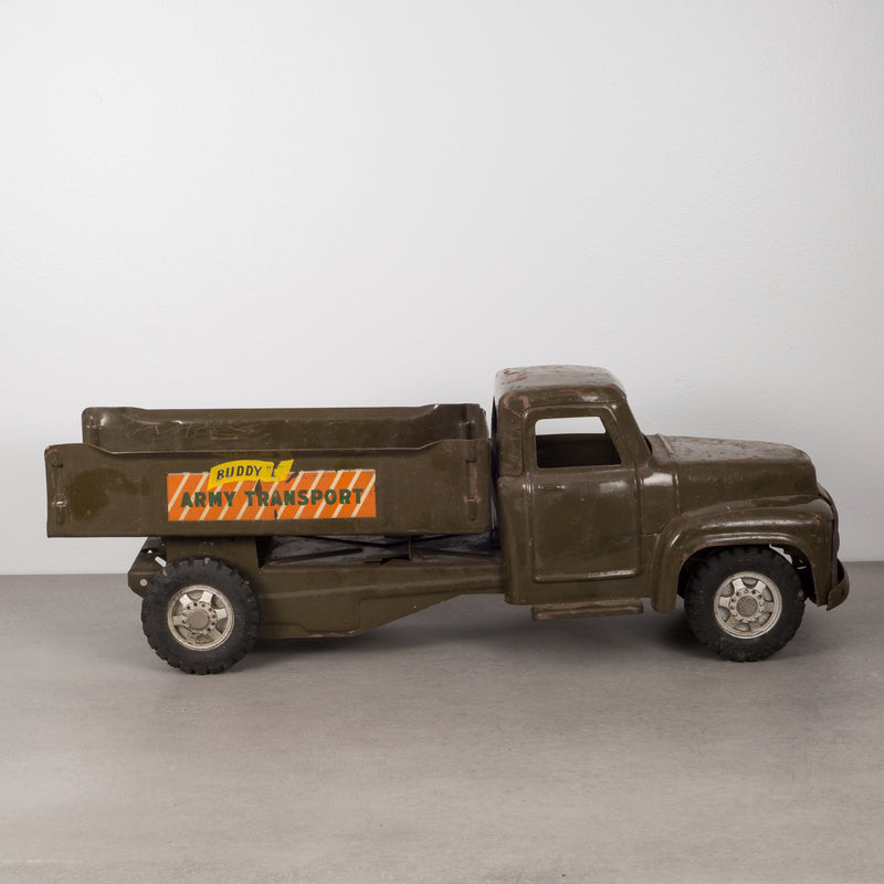 Die Cast Steel Toy Truck "Buddy L Army Transport" c.1940