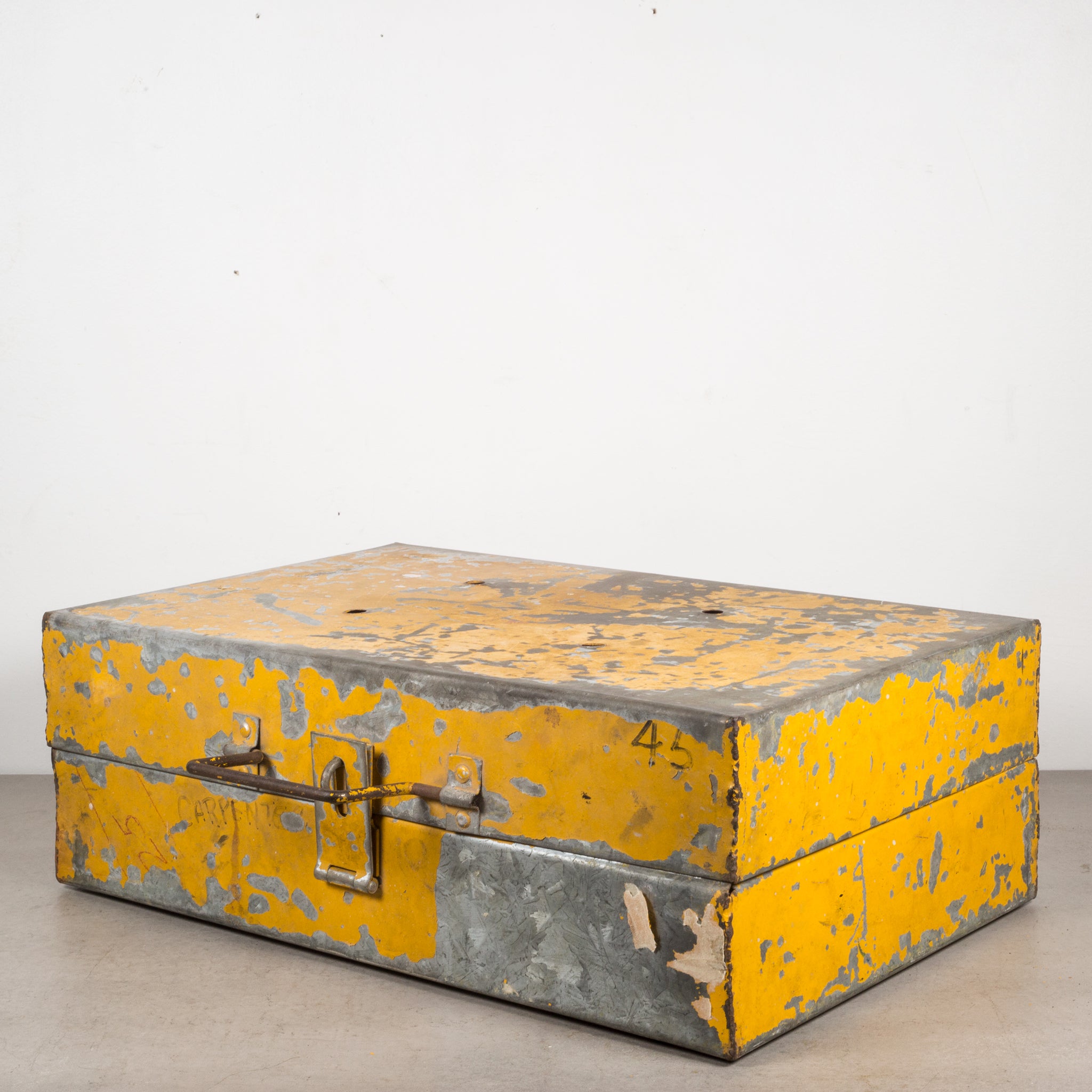 Distressed Metal Tool Box c.1940 | S16 Home