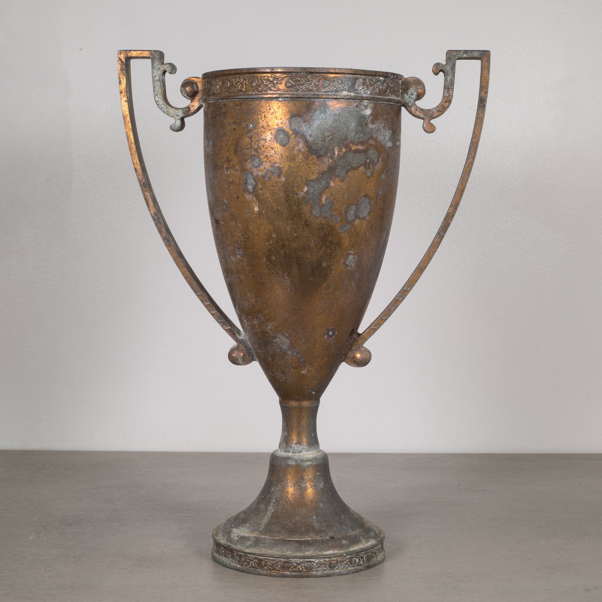 Early c. Solid Bronze Loving Cup Trophy c.1940 |