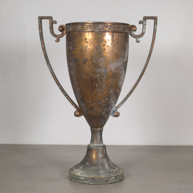 Early 20th c. Solid Bronze Loving Cup Trophy c.1940