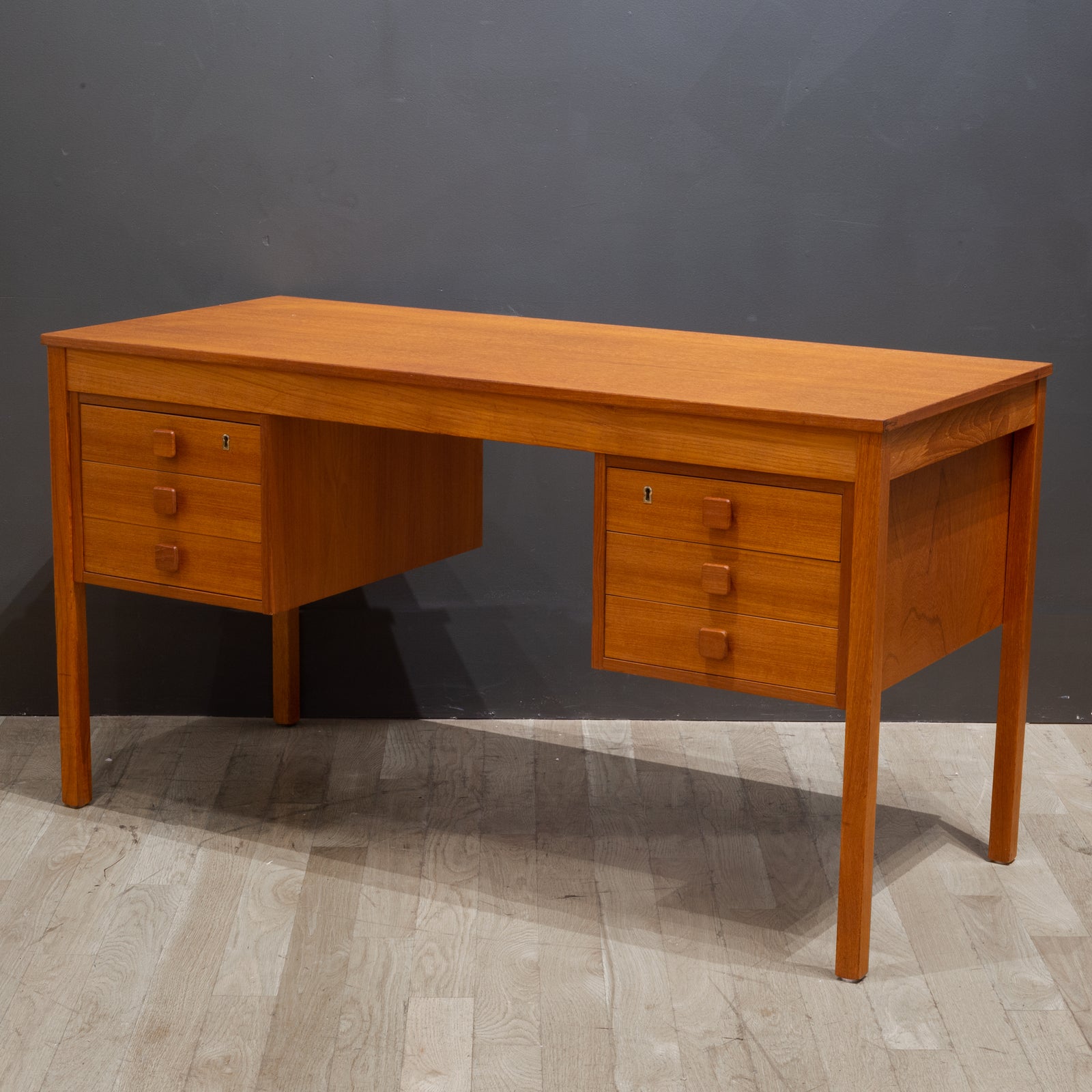 Mid-century Danish Domino Mobler Teak Desk c.1960 | S16 Home