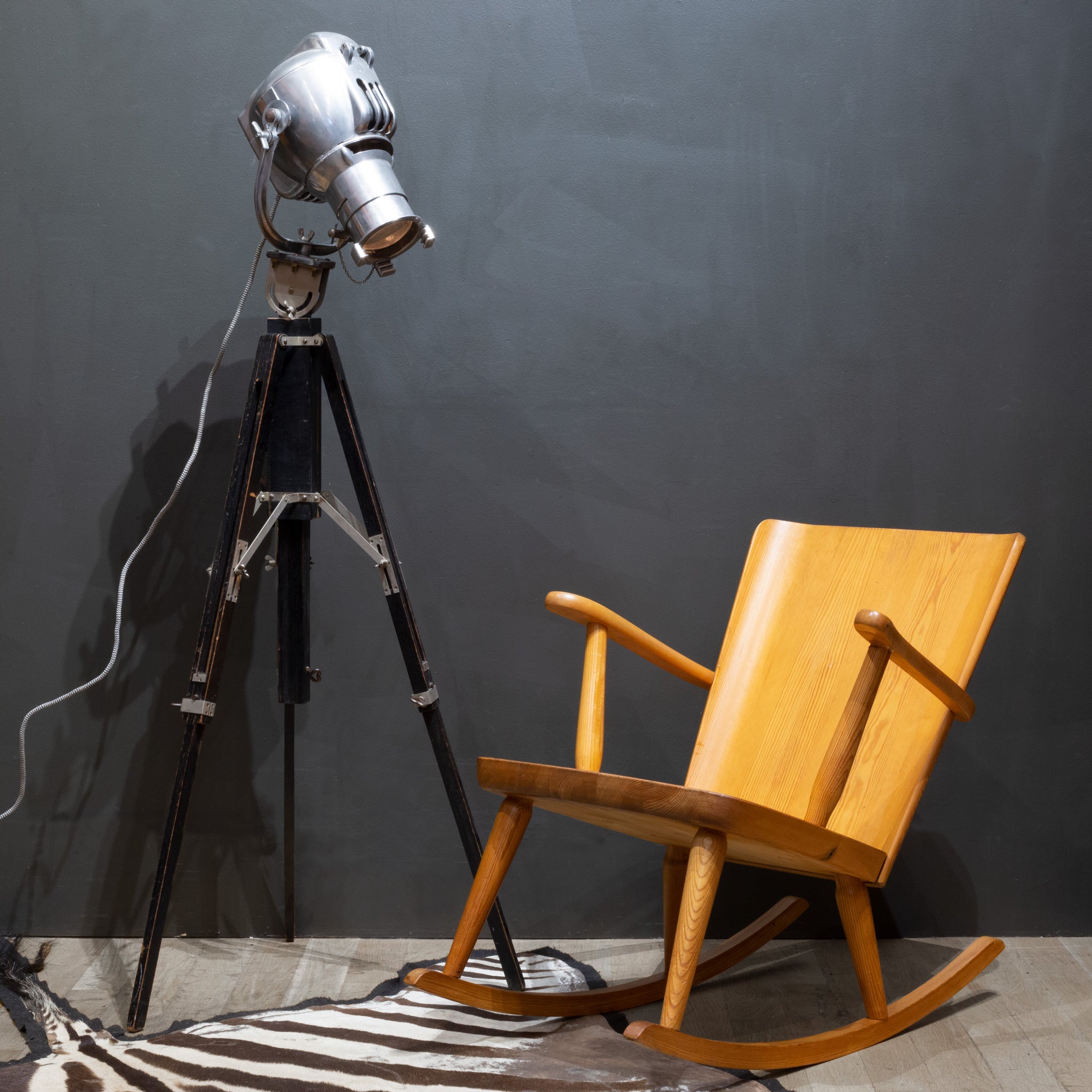 Nordic Pine Rocking Chair by Göran Malmval for Svensk Fur, Sweden c ...