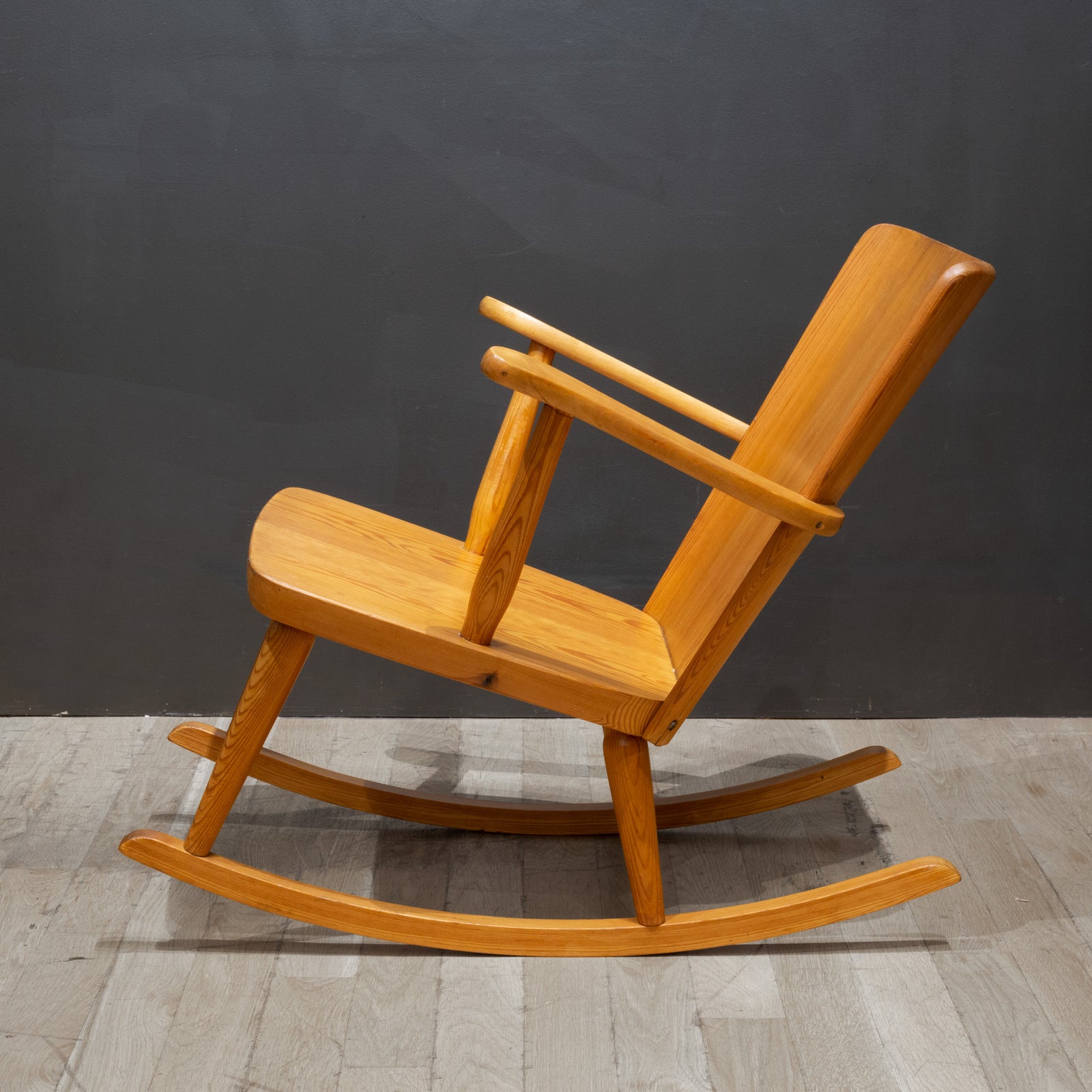 Nordic Pine Rocking Chair by Göran Malmval for Svensk Fur, Sweden