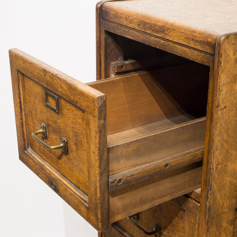 Four Drawer Oak File Cabinet c.1930