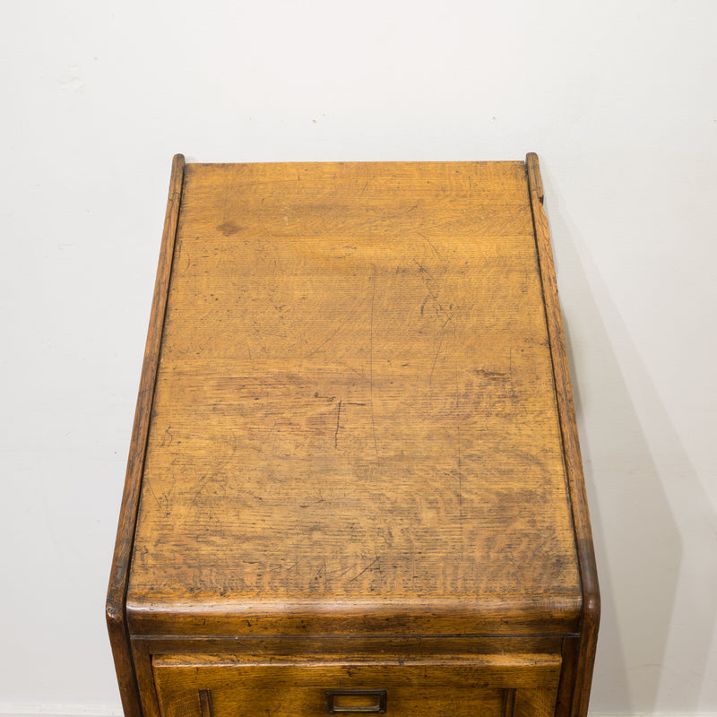 Four Drawer Oak File Cabinet c.1930
