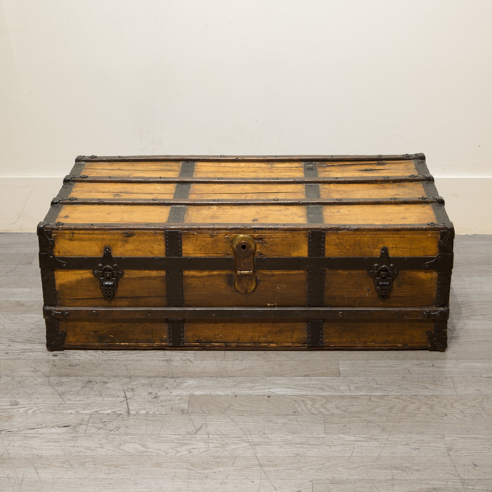 Distressed Antique Cabin Trunk c.1900