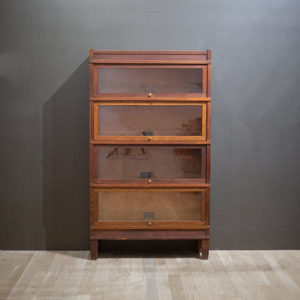 Early 20th c. Globe-Wernicke 4 Stack Lawyer's Bookcase c.1910