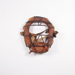 Early 20th c. Steel and Leather Catcher's Mask c.1930