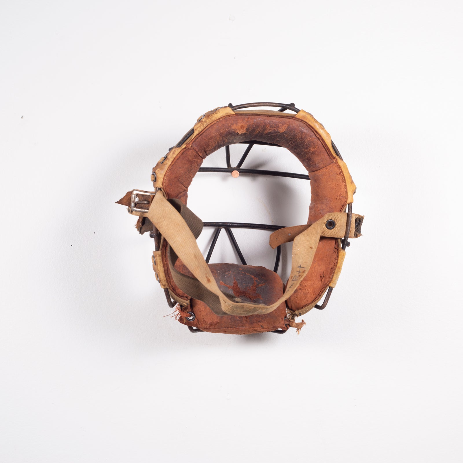 Early 20th c. Steel and Leather Catcher's Mask c.19400 | S16 Home