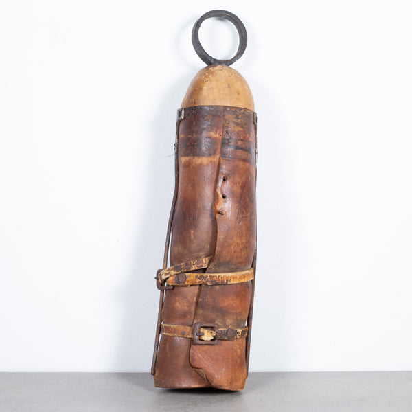 Antique Leather and Wood Prosthetic Arm c.1920-1940