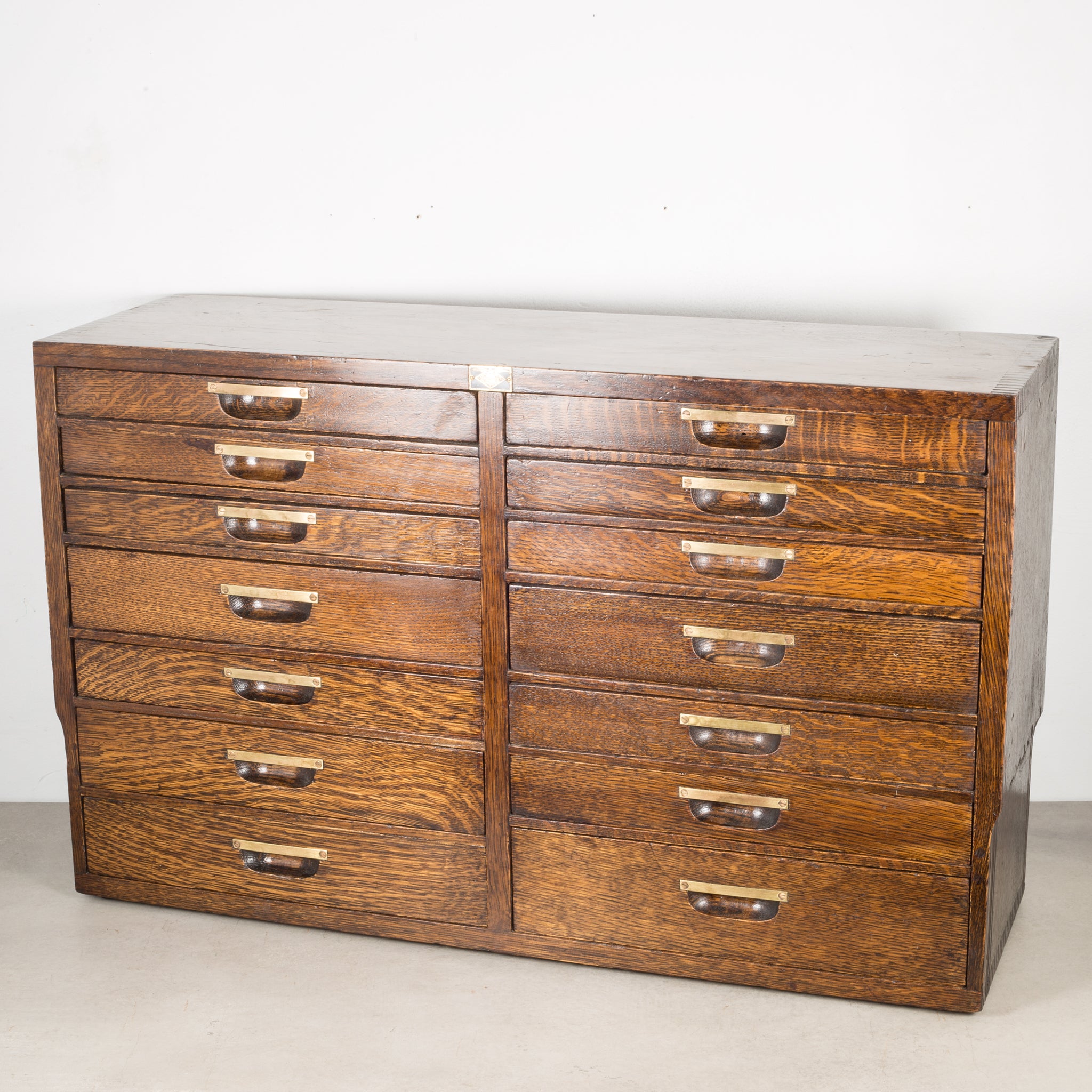 Antique Wood and Brass Watchmaker's Chest c.1900 | S16 Home