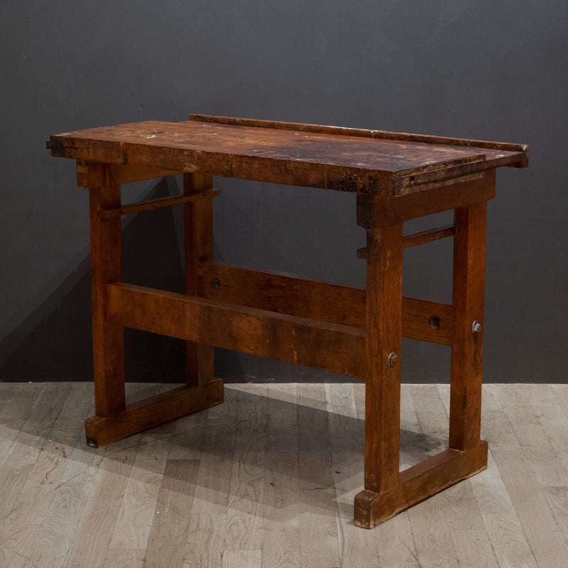 Antique American Carpenter's Workbench c.1910-1930