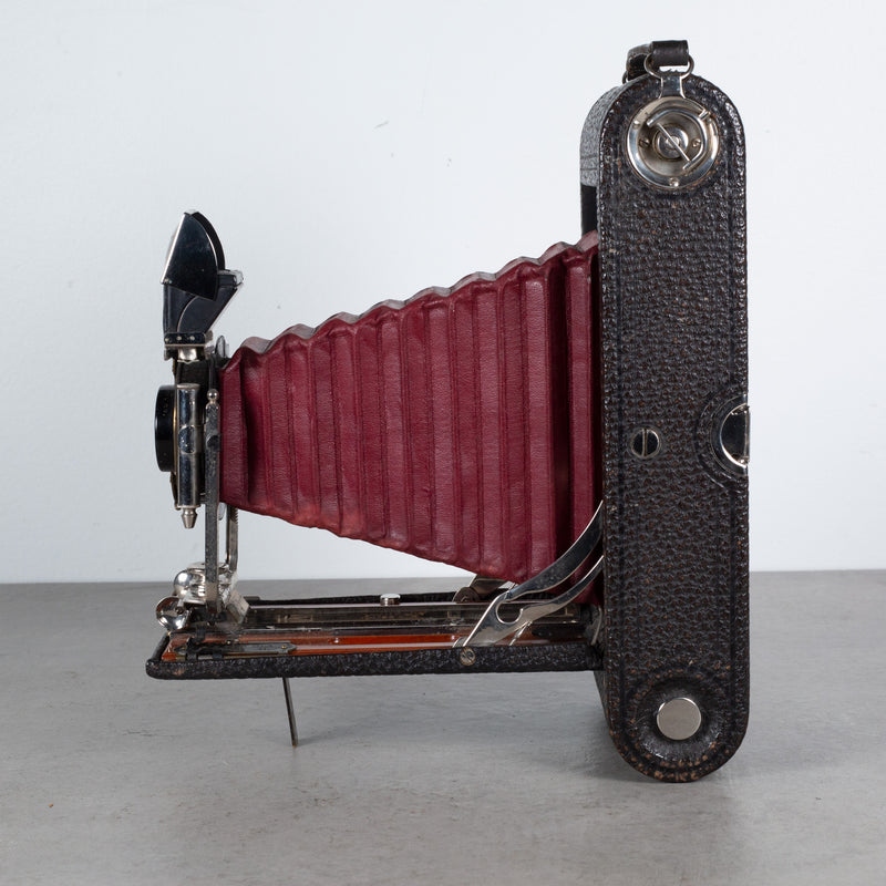 Large Antique Kodak Folding No. 3A Camera with Original Leather Case c.1902-1912