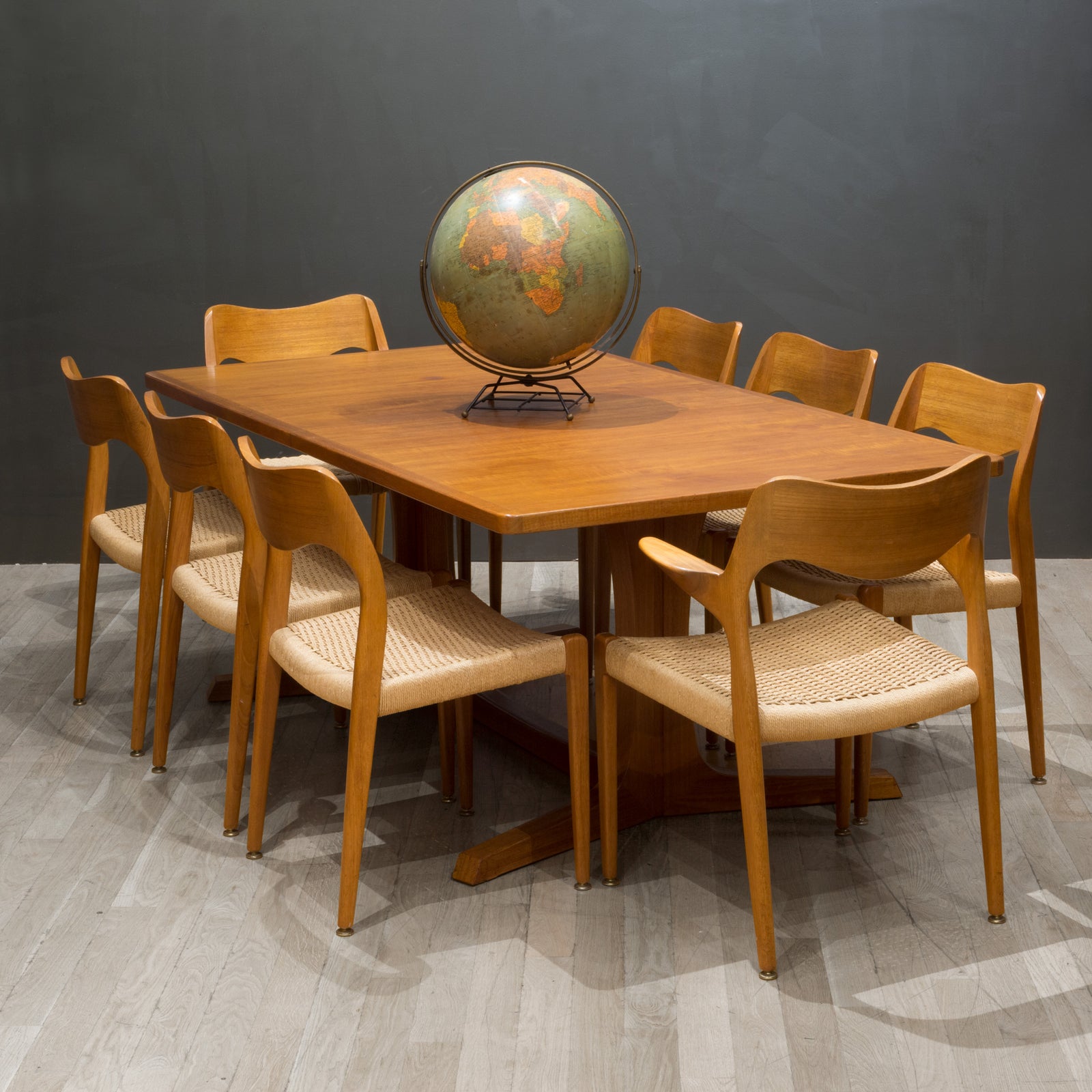 Mid-century Expandable Gudme Mobelfabrik Gudme Solid Teak Dining Table  c.1960 | S16 Home