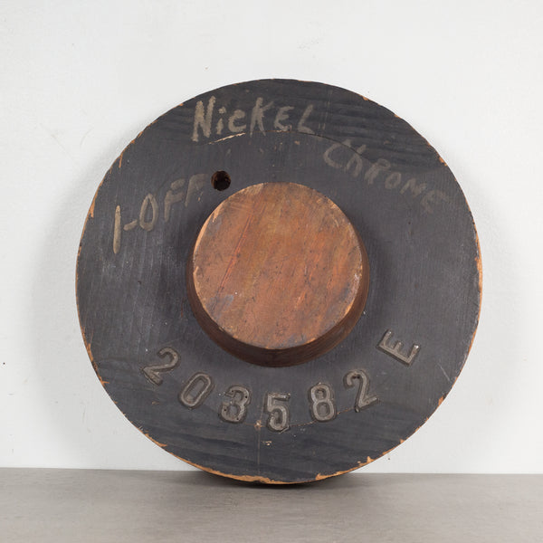 Early 20th c. Wooden Foundry Mold c.1900