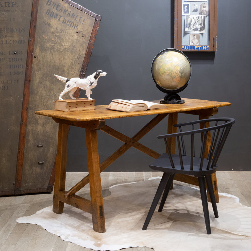 Handmade 19th c. Rustic French Farmhouse Writing Desk/Console c.1800s