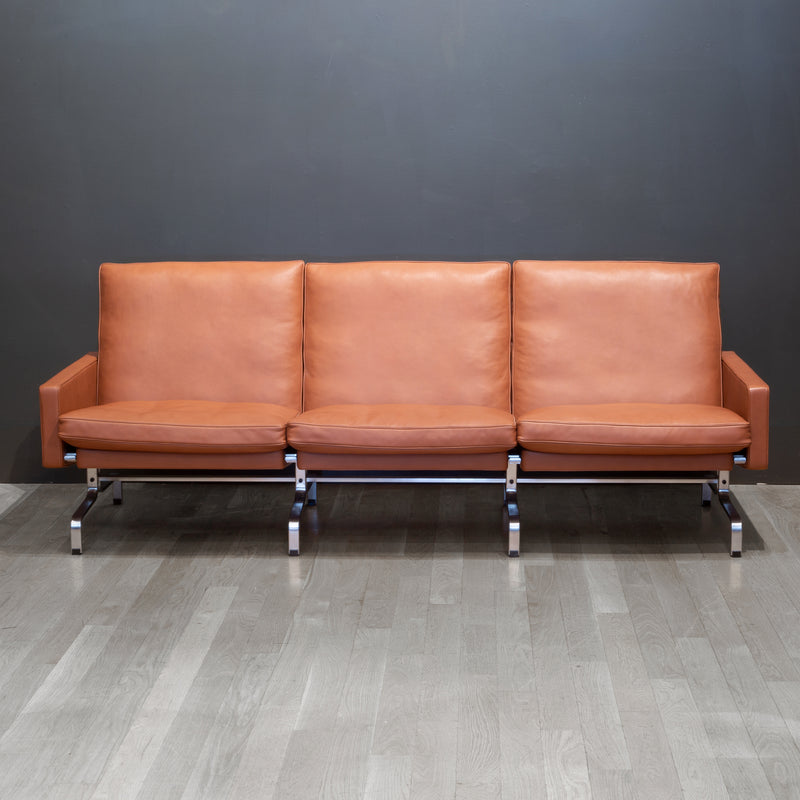 Fritz Hansen PK31/3 Leather Sofa