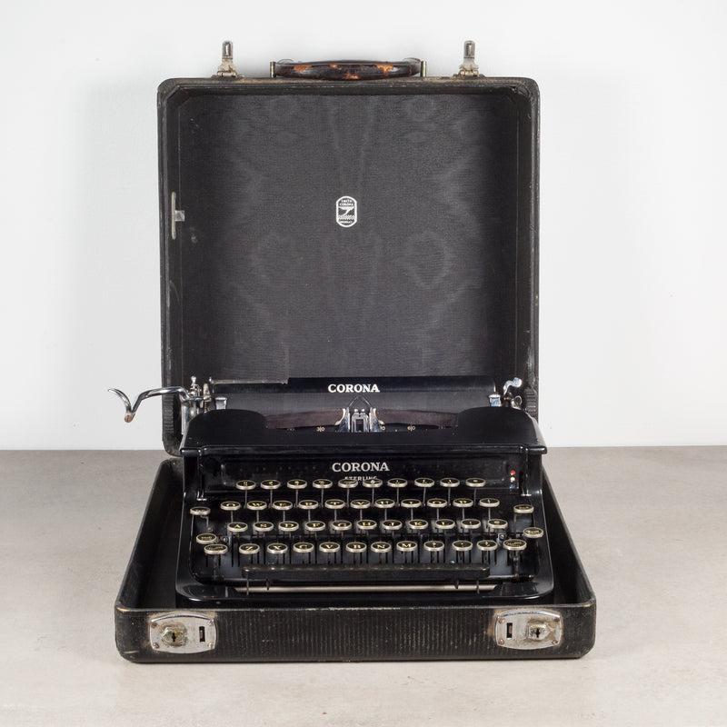 Antique Corona Sterling Typewriter c.1936