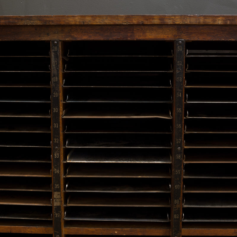 Antique Typesetter's Storage Cabinet c.1920-1930
