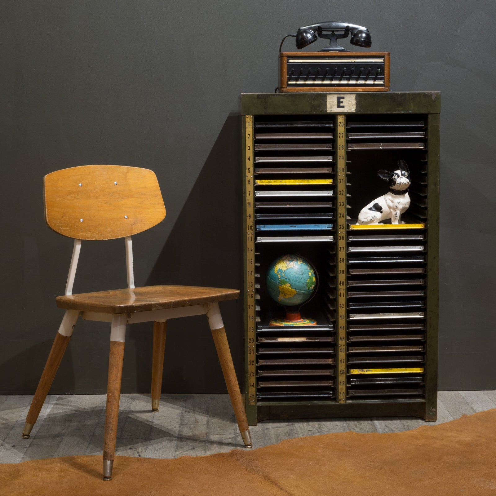 Antique Typesetter's Metal Cabinet c.1920-1930 | S16 Home