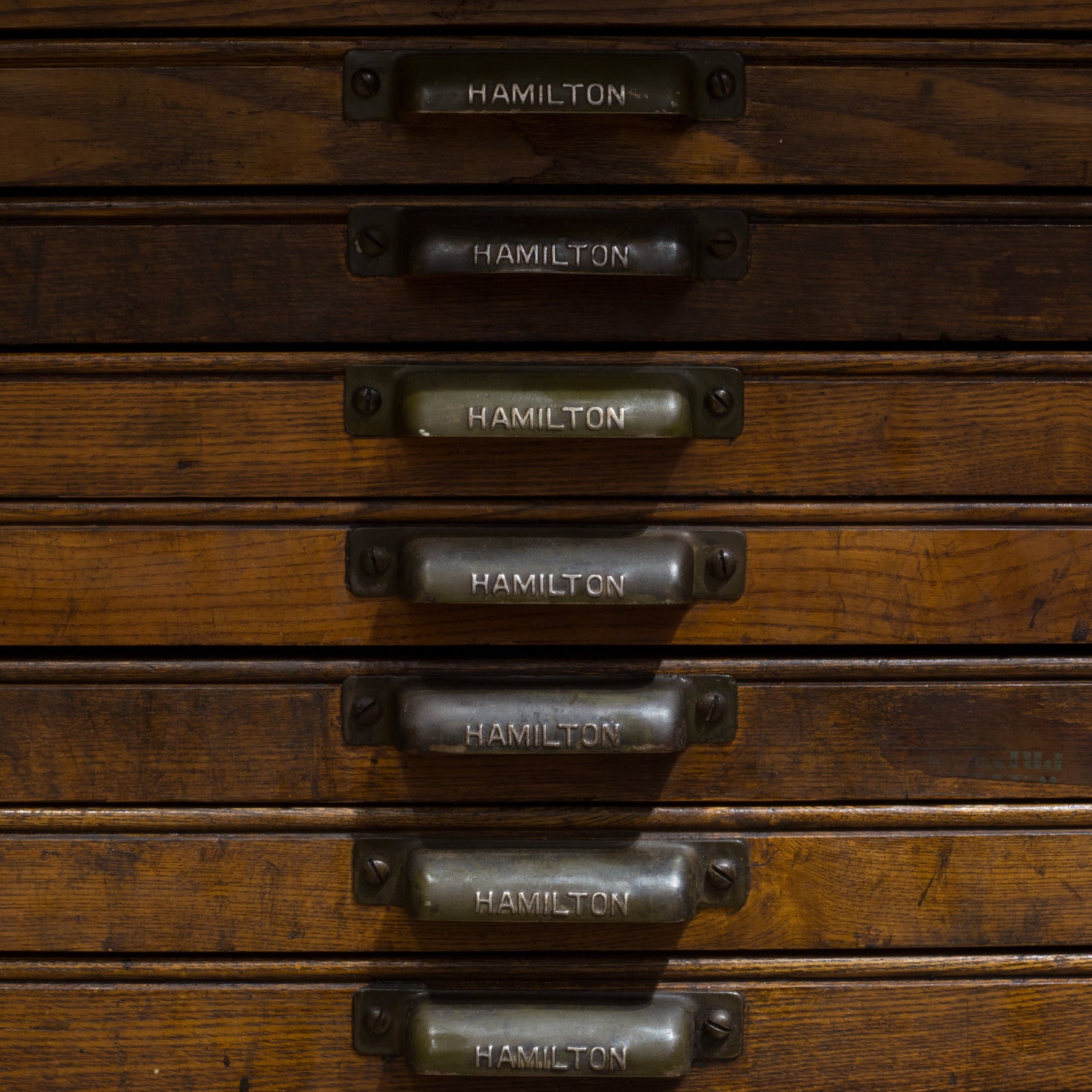 Antique Industrial Typesetter's 24 Drawer Cabinet c.1920-1930| S16