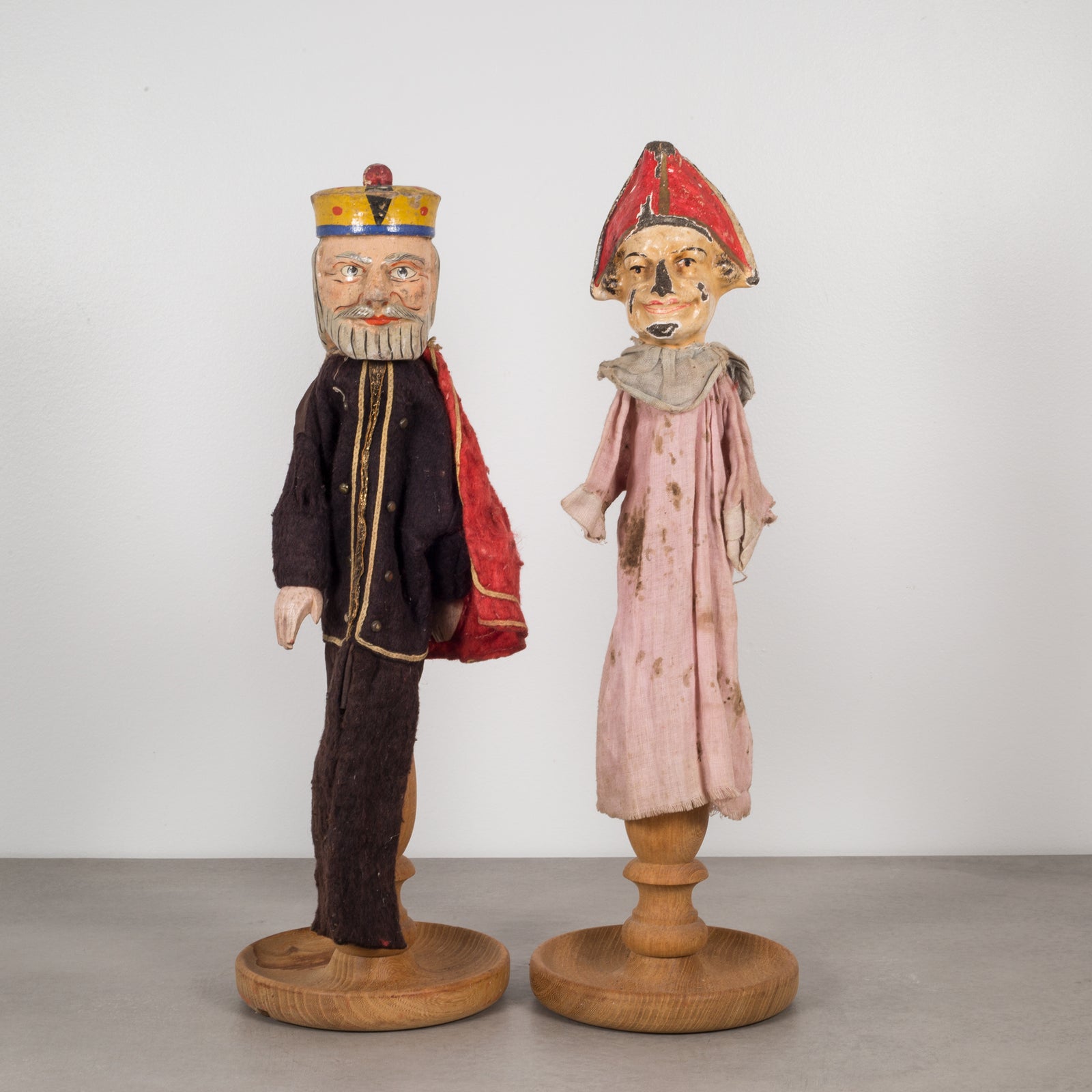 Ancien Sifflet Jouet Poupon – Papier Mâché – Allemagne 1910 – Carnaval
