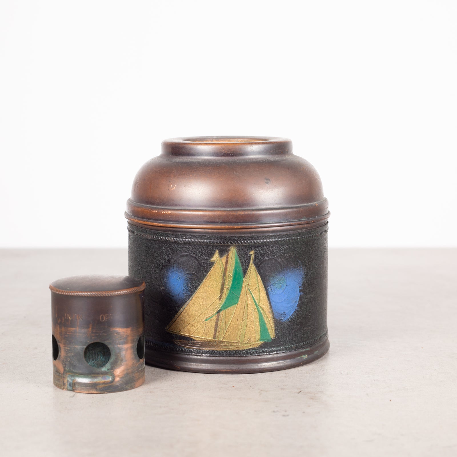 hand-painted-leather-copper-