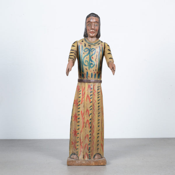 Mid 20th c. Carved Wooden Santo c.1950