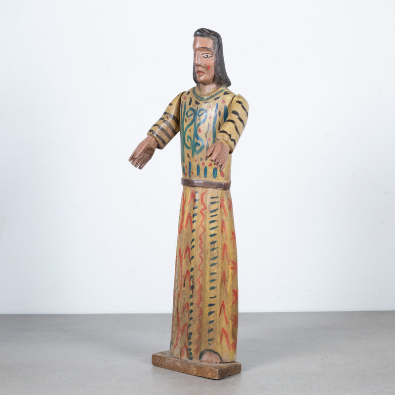 Mid 20th c. Carved Wooden Santo c.1950
