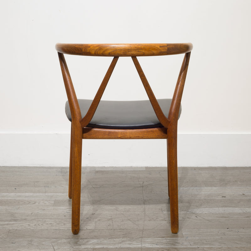 Mid-century Danish Rosewood Arm Chair by Kjaernulf for Hansen c.1950