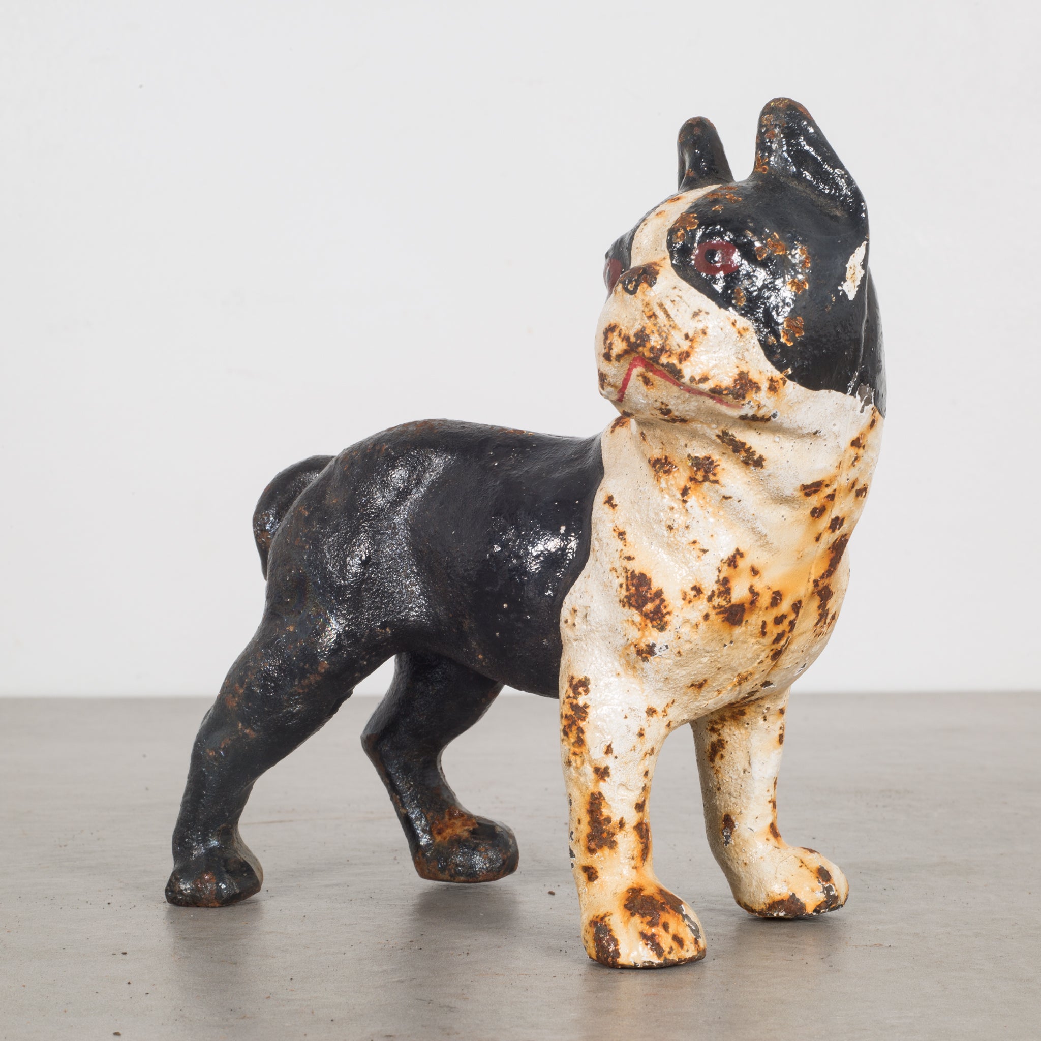Cast Iron Hubley Boston Terrier Coin Bank c.1910 | S16 Home