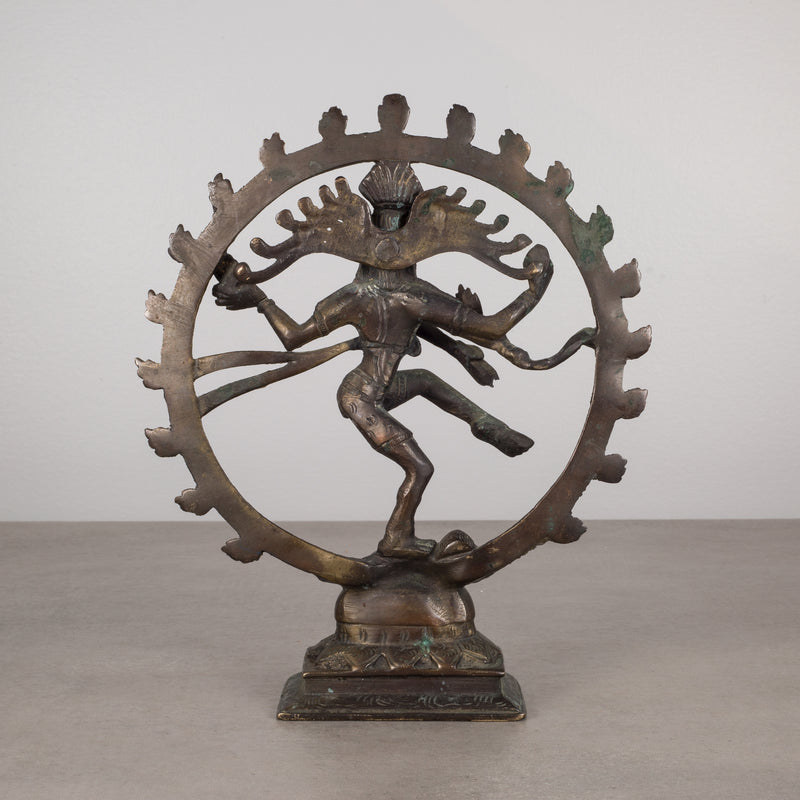 Bronze Hindu 8.5" Shiva as Lord of the Dance Sculpture c.1930