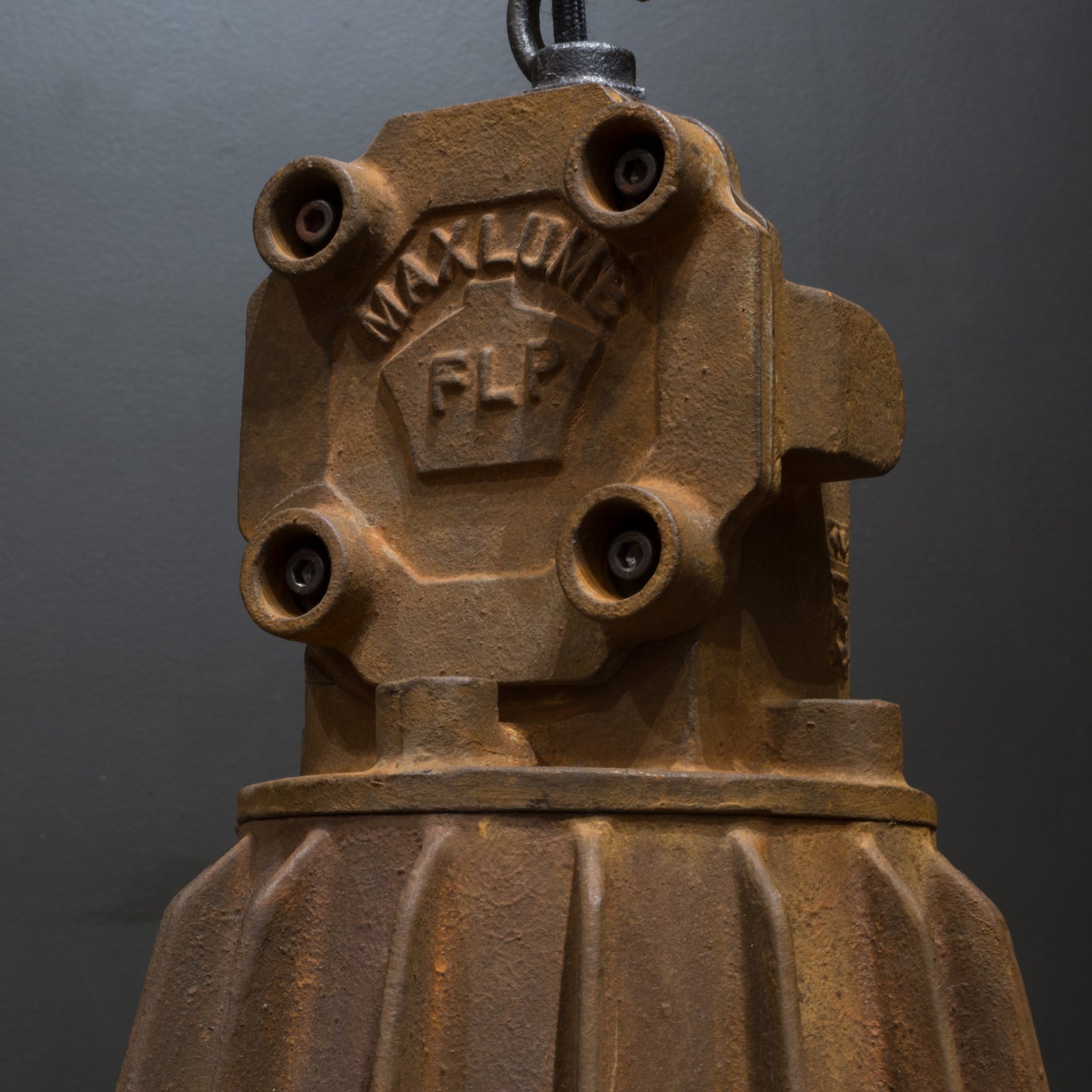 Antique English Factory Industrial Pendant c.1940 | S16 Home