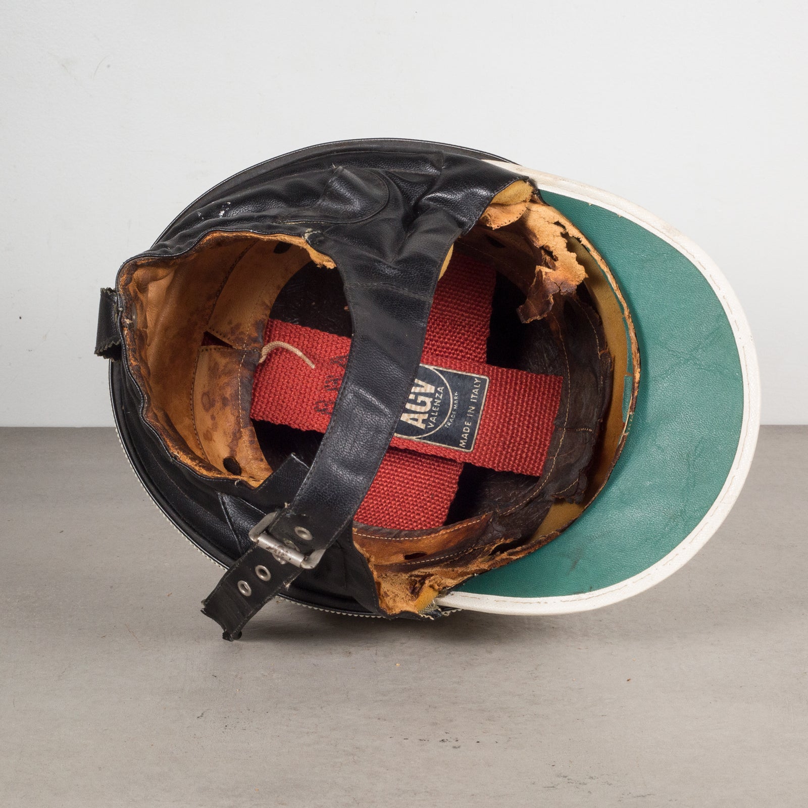 agv helmet made in italy Mid-century Italian Helmet c.1960
