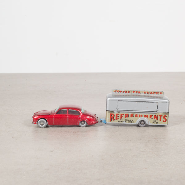 Die Cast Jaguar and Canteen c.1950 Made in England