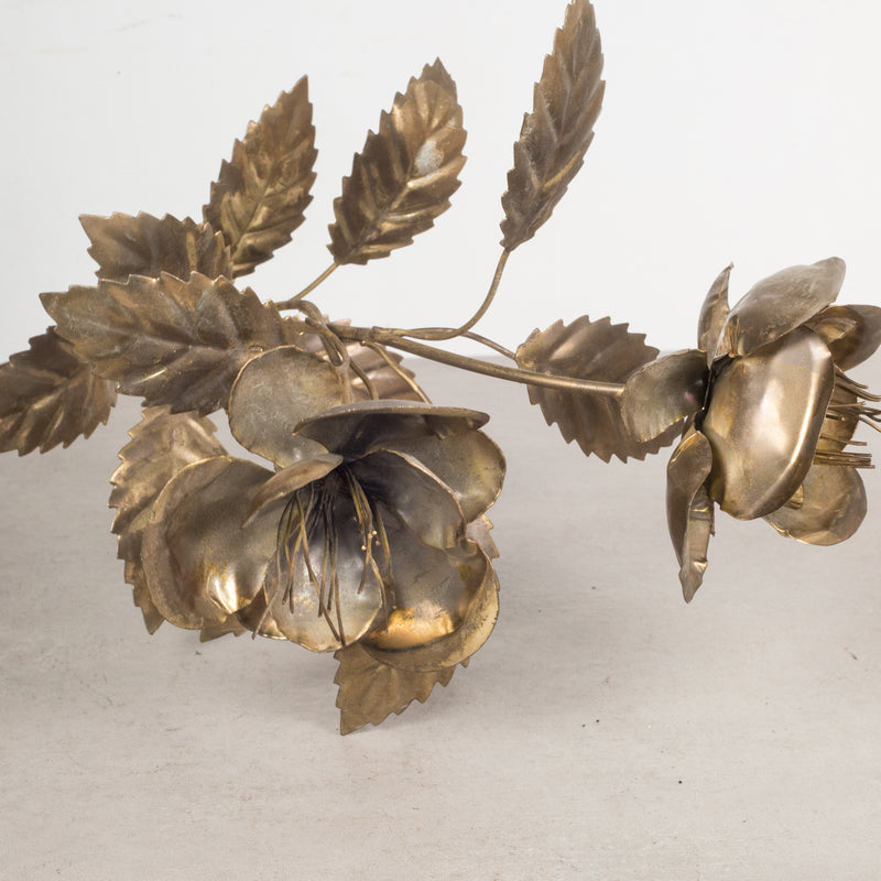 Collection of Hand Cut Brass Flowers