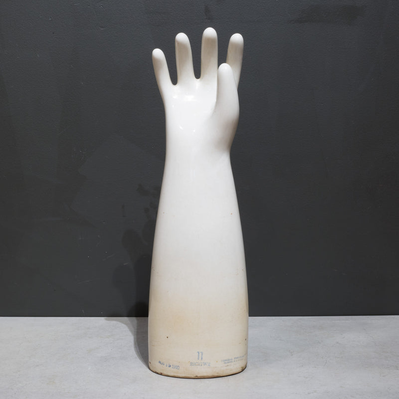 Extra Large Vintage Glazed Porcelain Rubber Glove Molds c.1980-Price per piece