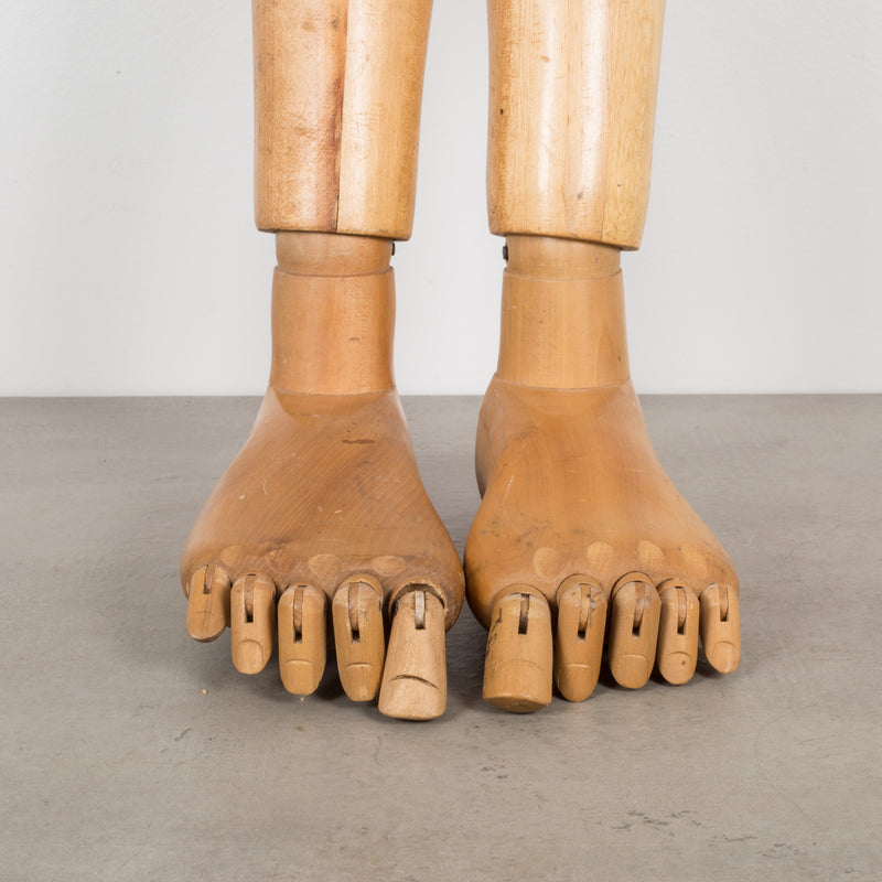 Articulating Mannequin Feet and Legs c.1940