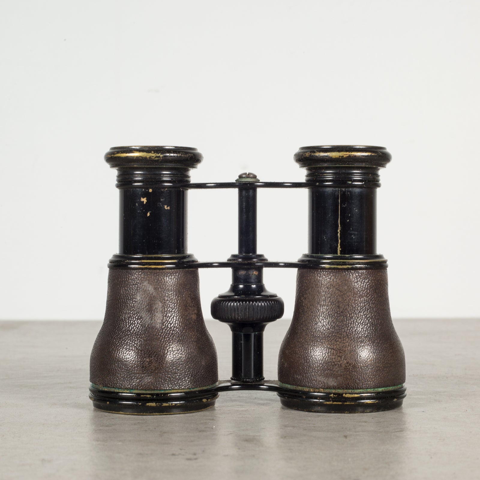 19th c. Leather Wrapped Opera Binoculars and Case c.1880 | S16 Home
