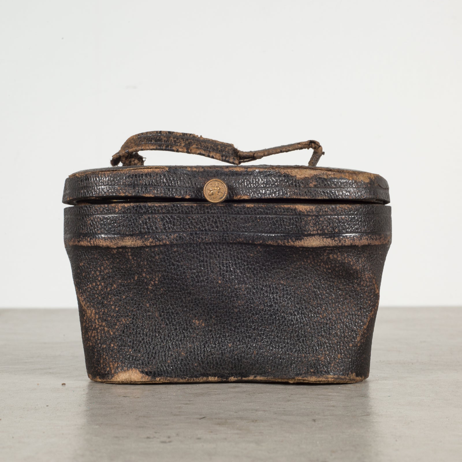 19th c. Leather Wrapped Opera Binoculars and Case c.1880