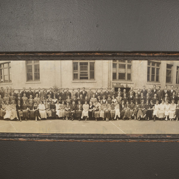 Early 20th c. Lowell High School Panoramic Photo c.1924