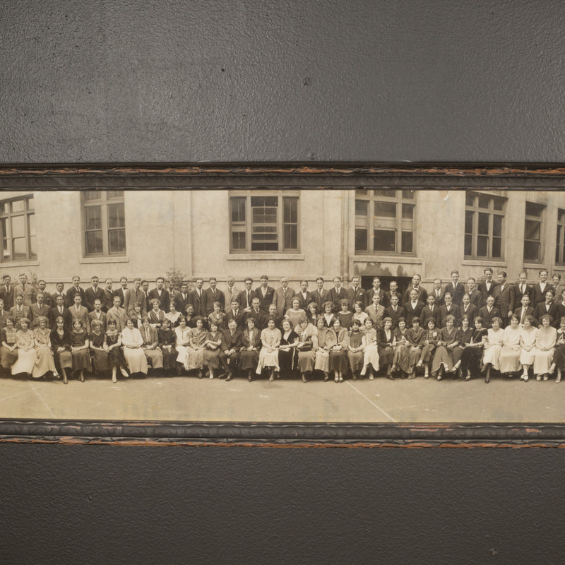 Early 20th c. Lowell High School Panoramic Photo c.1924