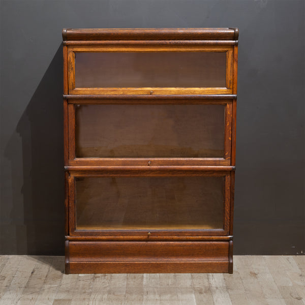 Antique Macey Furniture 3 Stack Lawyer's Bookcase c.1910