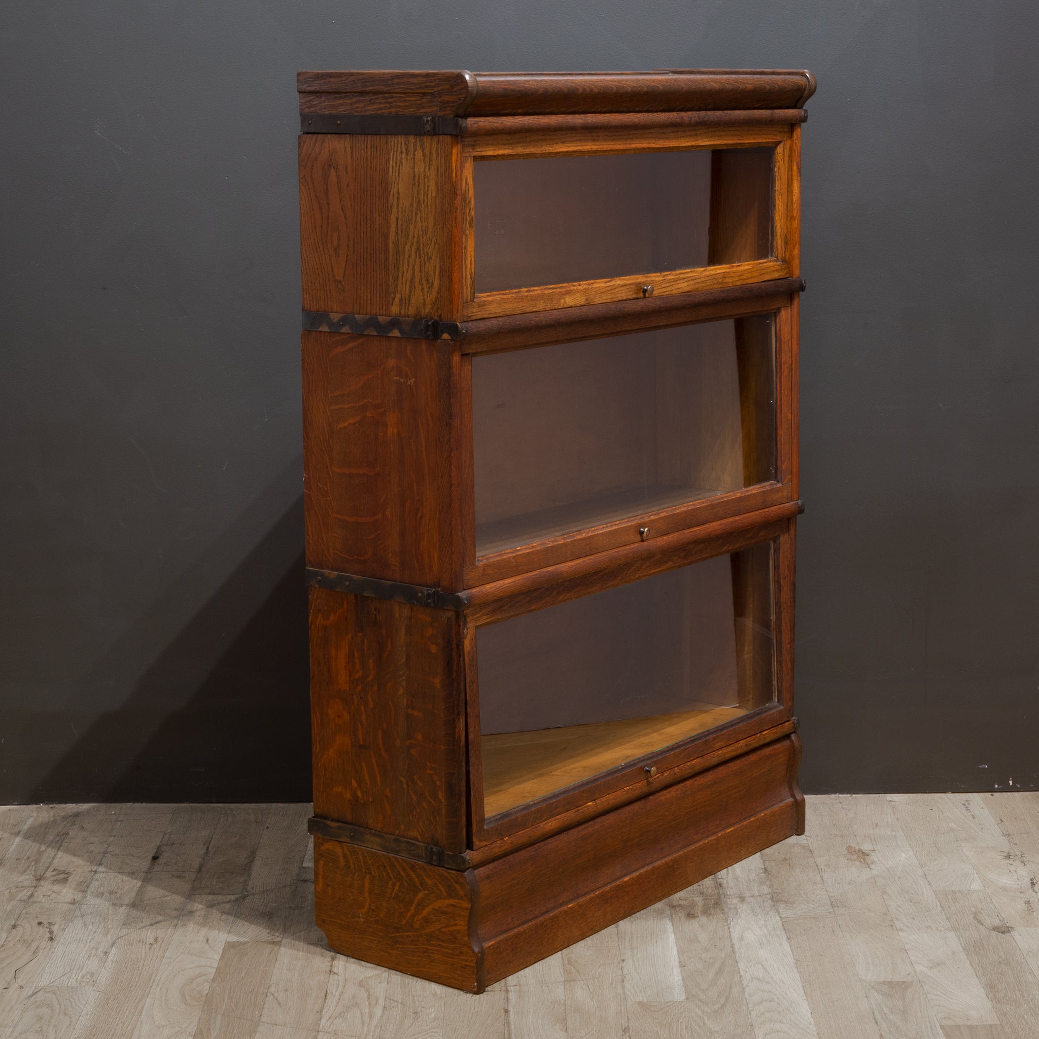 Antique Macey Furniture 3 Stack Lawyer's Bookcase c.1910 S16 Home