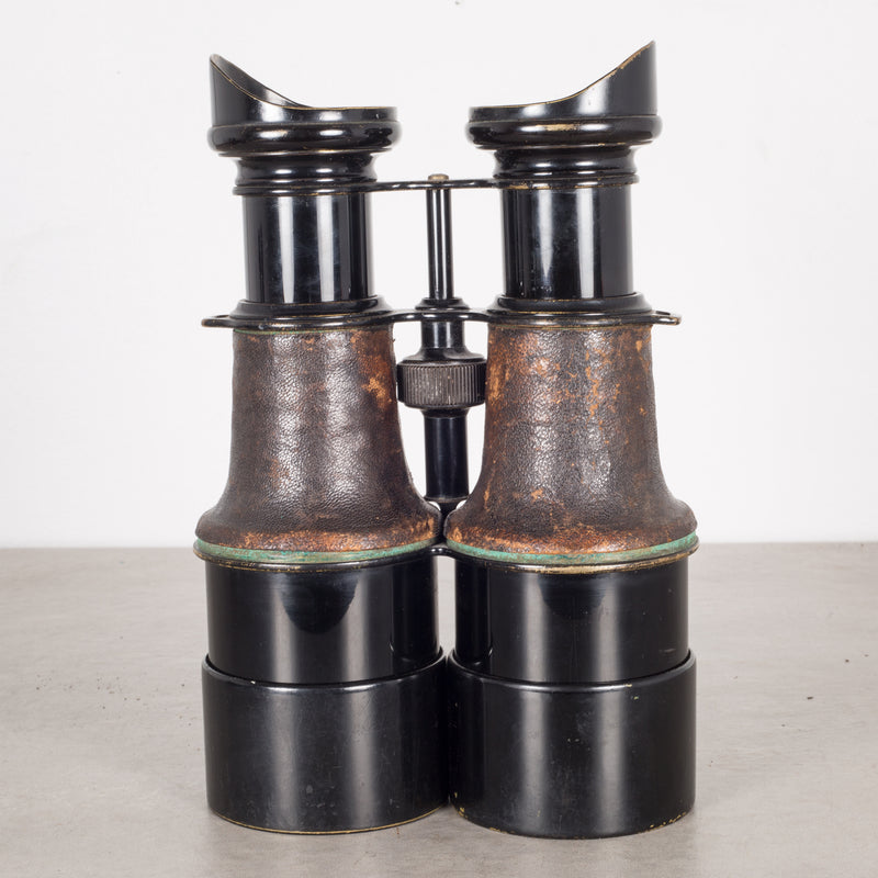 Expandable Leather Wrapped Maritime Binoculars by Iris Paris c.1880